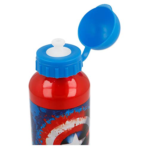 Stor Botella Aluminio 400 ML | Capitan America Icon