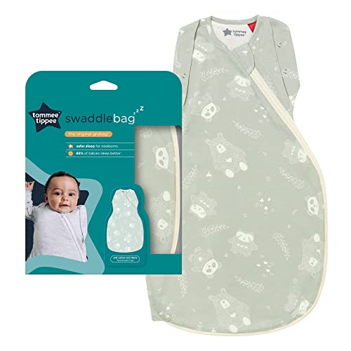 Tommee Tippee The Original Grobag Bolsa para Bebés, Diseño Saludable para la Cadera, Tejido Suave Rico en Algodón, 3-6m, 2.5 TOG, Woodland Gro Friends