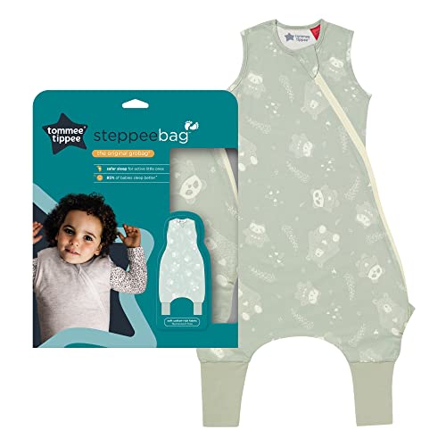 Tommee Tippee The Original Grobag Steppee, Saco-pijama, Tejido Suave Rico en Algodón, 18-36m, 1.0 TOG, Woodland Gro Friends