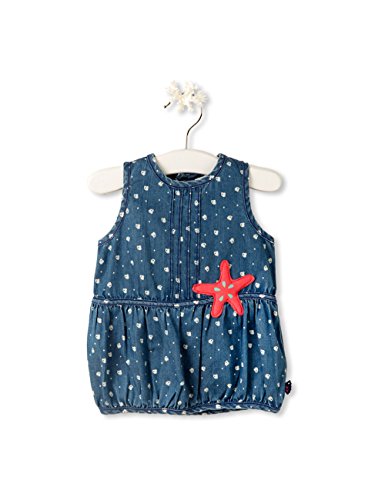 Tuc Tuc 48580 Vestido, Azul (Jeans), 80 (Tamaño del Fabricante:18) para Bebés