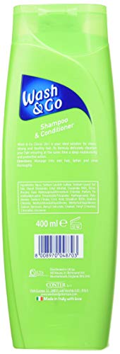 WASH & GO 400ML SHAMPOO CLASSIC 2 IN 1