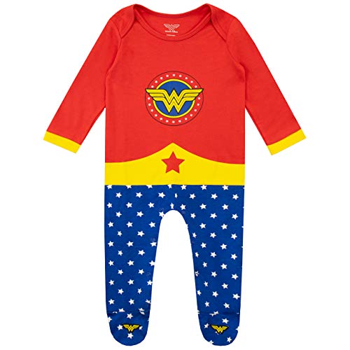 Wonder Woman Pijama Entera y Venda para Niñas Bebés Multi 9-12 Meses