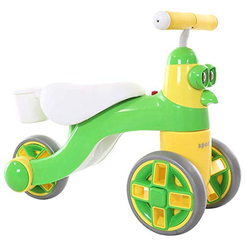 Xiaotian Juguetes Bici del Bebé Walker Bicicleta De Equilibrio Niño del Bebé Paseo En Triciclo para Las Edades 12-36 Meses,Verde