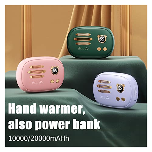 ZSR-haohai USB Calentador de Manos Treasure Treasure Mini Portátil Calentador de Mano al por Mayor Botella de Agua Caliente eléctrica Cálido Bebé Arte (Color : Gift Box, Size : 10000mah)