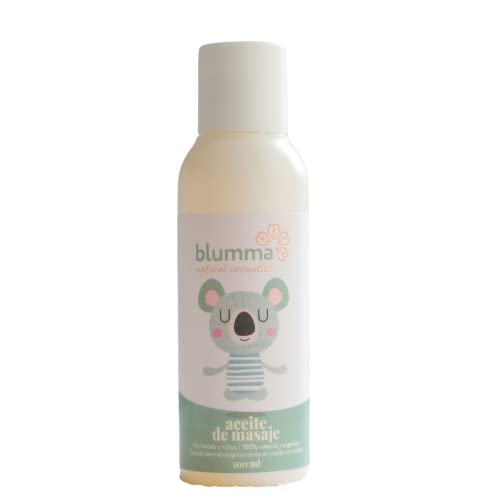 100 ml - Aceite corporal 100% natural y ecológico para bebés y niños. aceite almendras dulces, aceite de albaricoque y aceite jojoba - Hidrata y suaviza la piel.