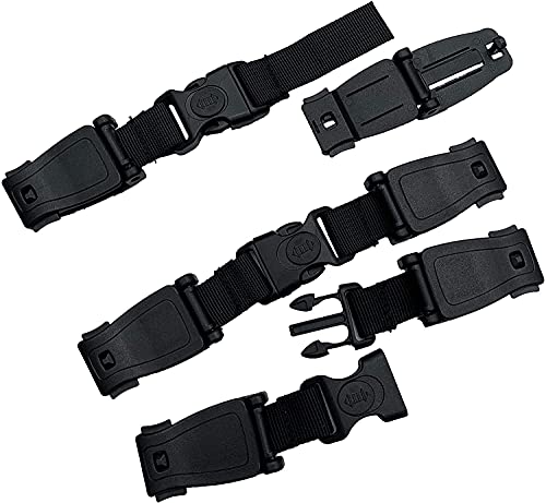 2 Piezas Clip Cinturon Silla Bebe,Asiento De Automóvil Anti Escape Arnés Clip para El Pecho No Se Requiere Roscar Ayuda A Evitar Que Los Niños Se Quiten Los Brazos De Las Correas - Negro