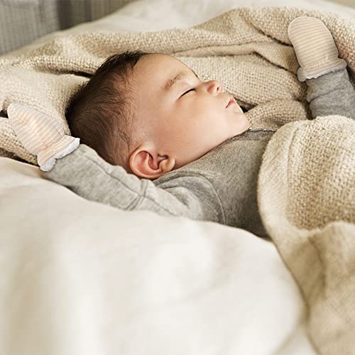 3 Pares de Manoplas de Bebé Guantes, Mitones Calientitos de Invierno para Bebés Manoplas de Lana de Recién Nacido de 0-8 Meses Bebés Niñas del Bonito Regalo