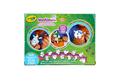 74-7328 Oasis-Piscina con Cuatro Cachorros Crayola- para Colorear y darles un Buen baño a los Cachorros, Ideal para Juego y Regalo, Desde 3 años