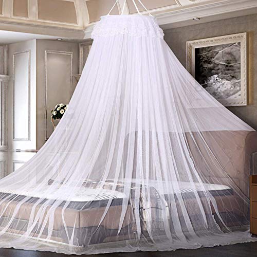 AIMTOP Mosquitera Cama, Mosquitera Cama Matrimonio, Mosquitera Viaje, Mosquiteras para Camas Fácil de Instalación, Dosel para Cama para Cama Individual, Cama Matrimonial, Hamaca y Cuna