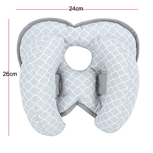 Almohada de viaje para bebé Ruspela portátil transpirable asiento de bebé cochecito de cabeza apoyo cuello almohada asiento de coche apoyo de cabeza para 3 meses a 1 año Bebé