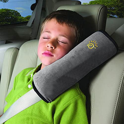 Almohadillas para Cinturón Coche Seguridad, XiXiRan Almohadillas Protectores de Hombro, Auto Almohada para Cinturón de Seguridad Soporte de la Cabeza Proteja Hombro para Niños Bebés Adultos