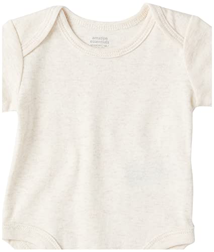 Amazon Essentials Baby Short-Sleeve Bodysuits Body, Lila, Gato, 9 Meses, Pack de 6