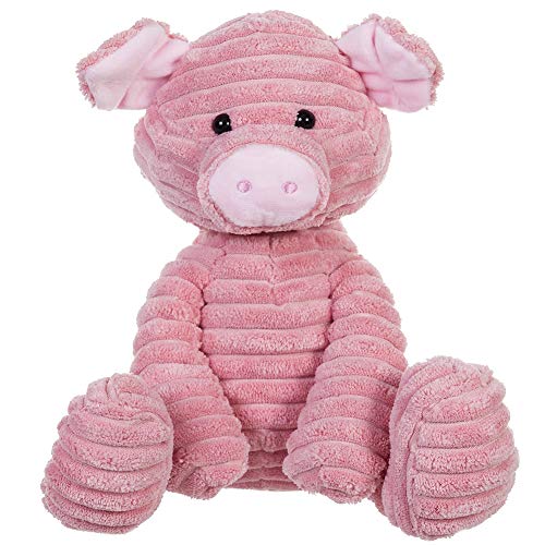 Apricot Lamb-Juguetes Peluche de Cerdo Pana Animal de Peluche Suave,Ideal para niños de 3 años o más y Adultos(Cerdo Rosa,23cm)