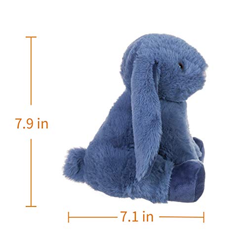 Apricot Lamb-Juguetes Peluche de Conejito Azul Marino Animal de Peluche Suave,Ideal para niños de 3 años o más y Adultos(Conejito Azul Marino,20cm)