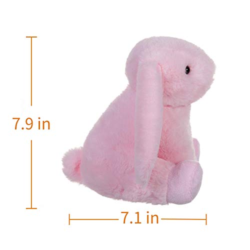 Apricot Lamb-Juguetes Peluche de Conejito Rosa Animal de Peluche Suave,Ideal para niños de 3 años o más y Adultos(Conejito Rosa,20cm)