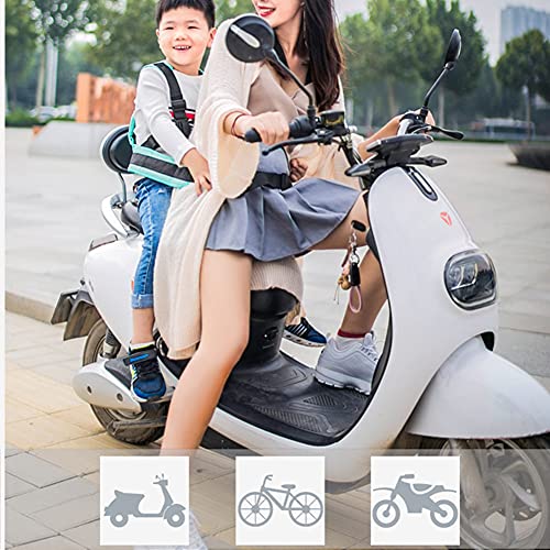 ArnéS NiñOs para Moto ArnéS De Seguridad NiñO para Moto Moto De Nieve CinturóN De Seguridad para NiñOs Bicicleta EléCtrica Apto para Ciclismo Al Aire Libre Yellow,7.5