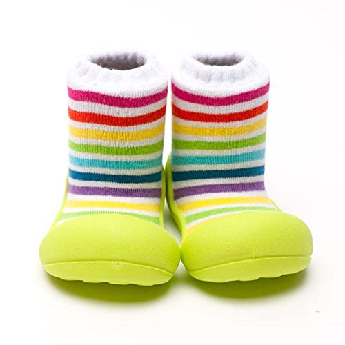 Attipas - Patucos de bebé unisex de algodón multicolor