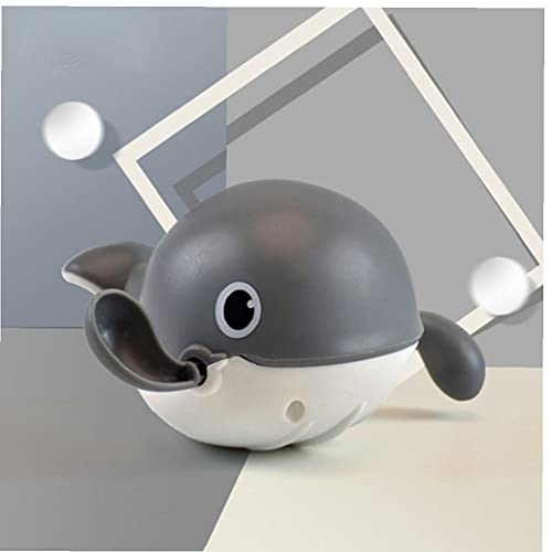 Baby Bath Toys Dibujos animados Ballena Clawal Toy Natación Flotante Animal Juguete Gris, Artículos de tocador