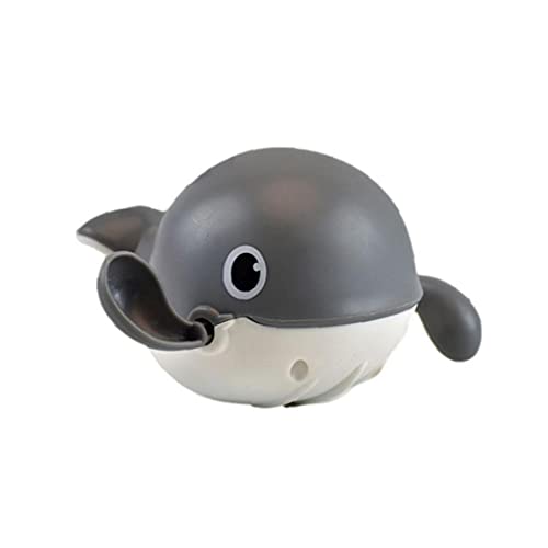 Baby Bath Toys Dibujos animados Ballena Clawal Toy Natación Flotante Animal Juguete Gris, Artículos de tocador