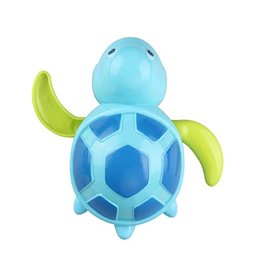 Baby Bath Toys Flotante Tortuga Relojería Juguete Piscina Baño Juguete Azul, Artículos de tocador