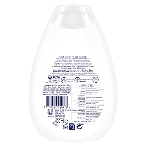 Baby Dove Loción Corporal Hidratación Profunda 400ml