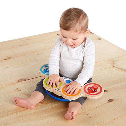 Baby Einstein, Hape Batería Magic Touch, juguete musical madera