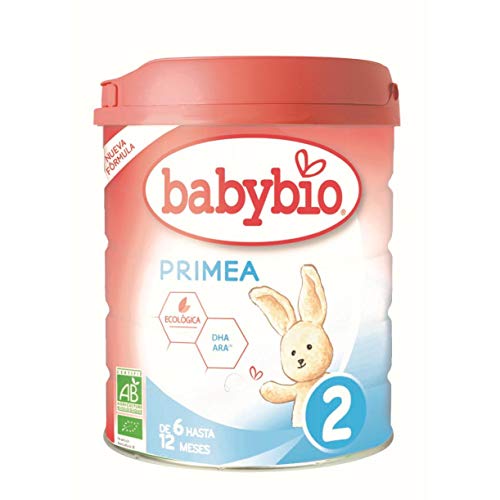 Babybio - Leche Infantil De Vaca - Primea 2 Continuacion - 800G - De 6 Hasta 12 Meses - Bio - Sin Aceite De Palma