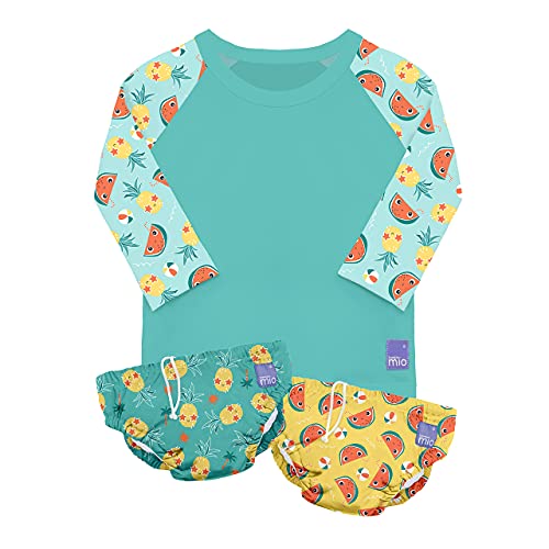 Bambino Mio, set de natación, tropical, mediano (6-12 meses)