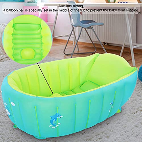 BañEra para Bebé, BañEra Inflable para Baby Shower, Piscina para NiñOs, Plegable, PortáTil, Antideslizante, Silla para Asiento De BañO para NiñOs PequeñOs De 0 A 6 AñOs(L)