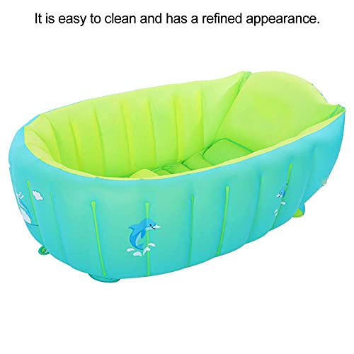 BañEra para Bebé, BañEra Inflable para Baby Shower, Piscina para NiñOs, Plegable, PortáTil, Antideslizante, Silla para Asiento De BañO para NiñOs PequeñOs De 0 A 6 AñOs(L)