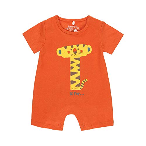 boboli Pelele Bebe Niño - 100% algodón - Manga Corta - Pelele Verano – Pijama para Dormir Ropa de Regalo - para Bebe de 0 Mes a 24 Meses