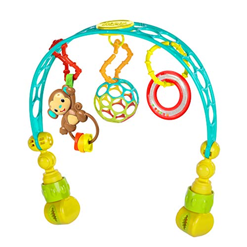 Bright Starts, Arco de Juego Flex ‘n Go + Oball Shaker, Juguete para bebés