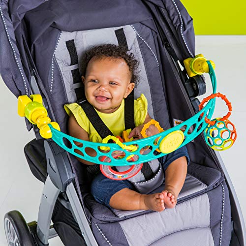 Bright Starts, Arco de Juego Flex ‘n Go + Oball Shaker, Juguete para bebés