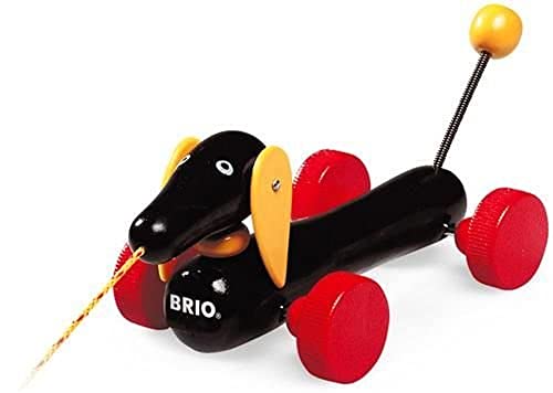 BRIO 30332 Perro Salchicha, Juego Primera Edad, Juegos Educativos, Edad Recomendada 12+ Meses