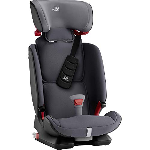 BRITAX RÖMER Silla Coche ADVANSAFIX Z-LINE Evolutiva con Anclaje ISOFIX Niño de 9 a 36 kg Grupo 1/2/3 de 9 Meses a 12 Años, Storm Grey