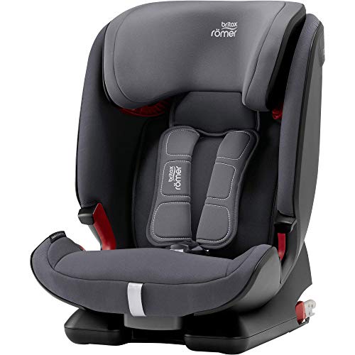 BRITAX RÖMER Silla Coche ADVANSAFIX Z-LINE Evolutiva con Anclaje ISOFIX Niño de 9 a 36 kg Grupo 1/2/3 de 9 Meses a 12 Años, Storm Grey