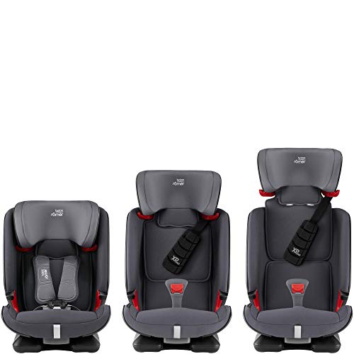 BRITAX RÖMER Silla Coche ADVANSAFIX Z-LINE Evolutiva con Anclaje ISOFIX Niño de 9 a 36 kg Grupo 1/2/3 de 9 Meses a 12 Años, Storm Grey