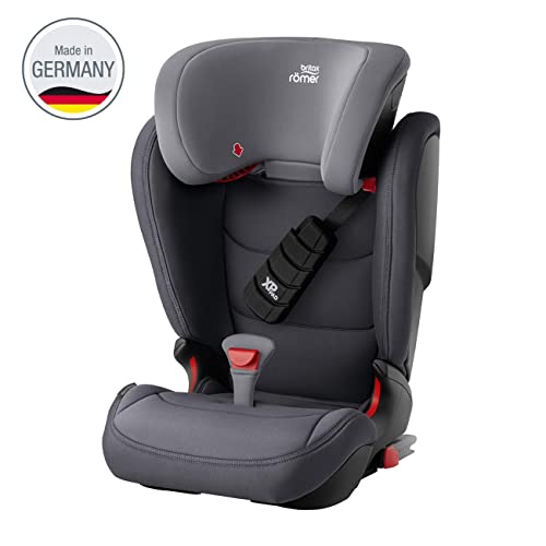 BRITAX RÖMER Silla Coche KIDFIX Z-LINE Protección Superior Frente a Impactos Frontales Niño de 15 a 36 kg Grupo 2/3 de 3,5 a 12 Años, Storm Grey