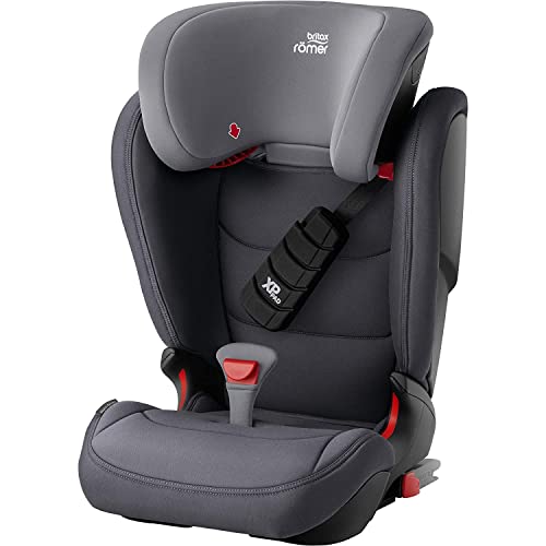 BRITAX RÖMER Silla Coche KIDFIX Z-LINE Protección Superior Frente a Impactos Frontales Niño de 15 a 36 kg Grupo 2/3 de 3,5 a 12 Años, Storm Grey