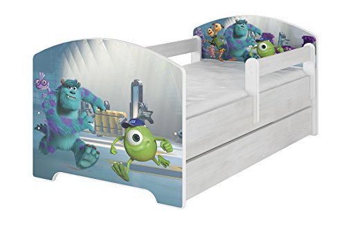 Cama infantil original de Disney con colchón anticaídas