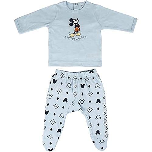 Cerdá - Conjunto Ropa Disney Bebe de Mickey Mouse - 3 Meses