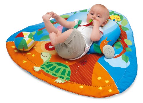 Chicco - Alfombra Tummy Pad 80X90 con Almohada Y Actividades 25-2572