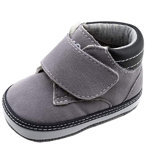 CHICCO CALZATURE Ankle Boot - Otobrino con cierre de velcro, color gris, línea calzado para bebé Gris Size: 15 EU