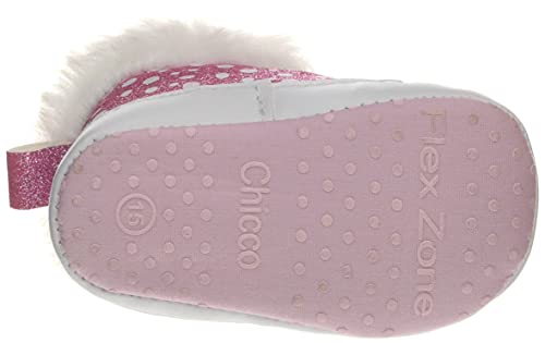 Chicco Polacchino Nerita per neonata, Patucos Bebé-Niñas, Fucsia, 17 EU