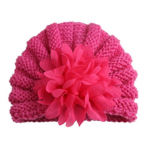 CHSEEA 11PCS Niños Sombrero Beanie Gorras Elásticas Caliente de Punto Arco Venda De Pelo Bebe Vinchas Diadema Turbante Cintas para El Pelo Niñas Accesorios para El Cabello #7