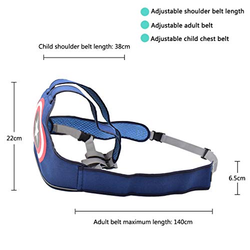 Cinturón de Seguridad para Niños Coche Eléctrico Cinturón de Seguridad Ajustable Multifunción Motocicleta de Montar a Prueba de Caída Arnés de Seguridad para Niños Niñas