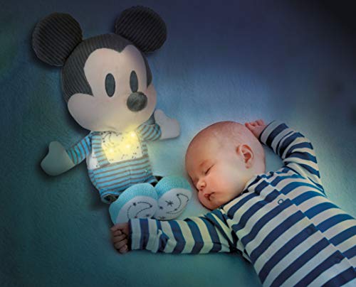 Clementoni - Baby Mickey duerme contigo - peluche bebé interactivo para dormir a partir de 6 meses (17394)