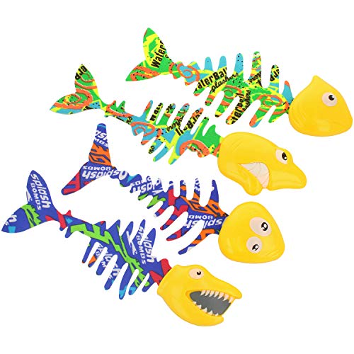 com-four® 8X Pez Juguete de baño - Juguetes de natación para niños Peces de baño para baño, Piscina (08 Piezas - Pescado)