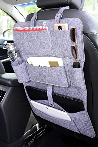 Coplea - Organizador de accesorios para autocaravana, protector de asiento de coche, protección para el respaldo del asiento del coche