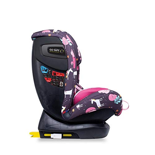 Cosatto All in All + Baby to Child Car Seat | Group 0+123, 0-36 kg, 0-12 years, ISOFIX, Extended Rear Facing, Anti-Escape, Reclines (Unicorn Land)